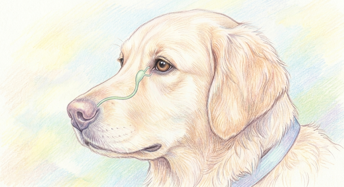 犬の正常な涙の排出路